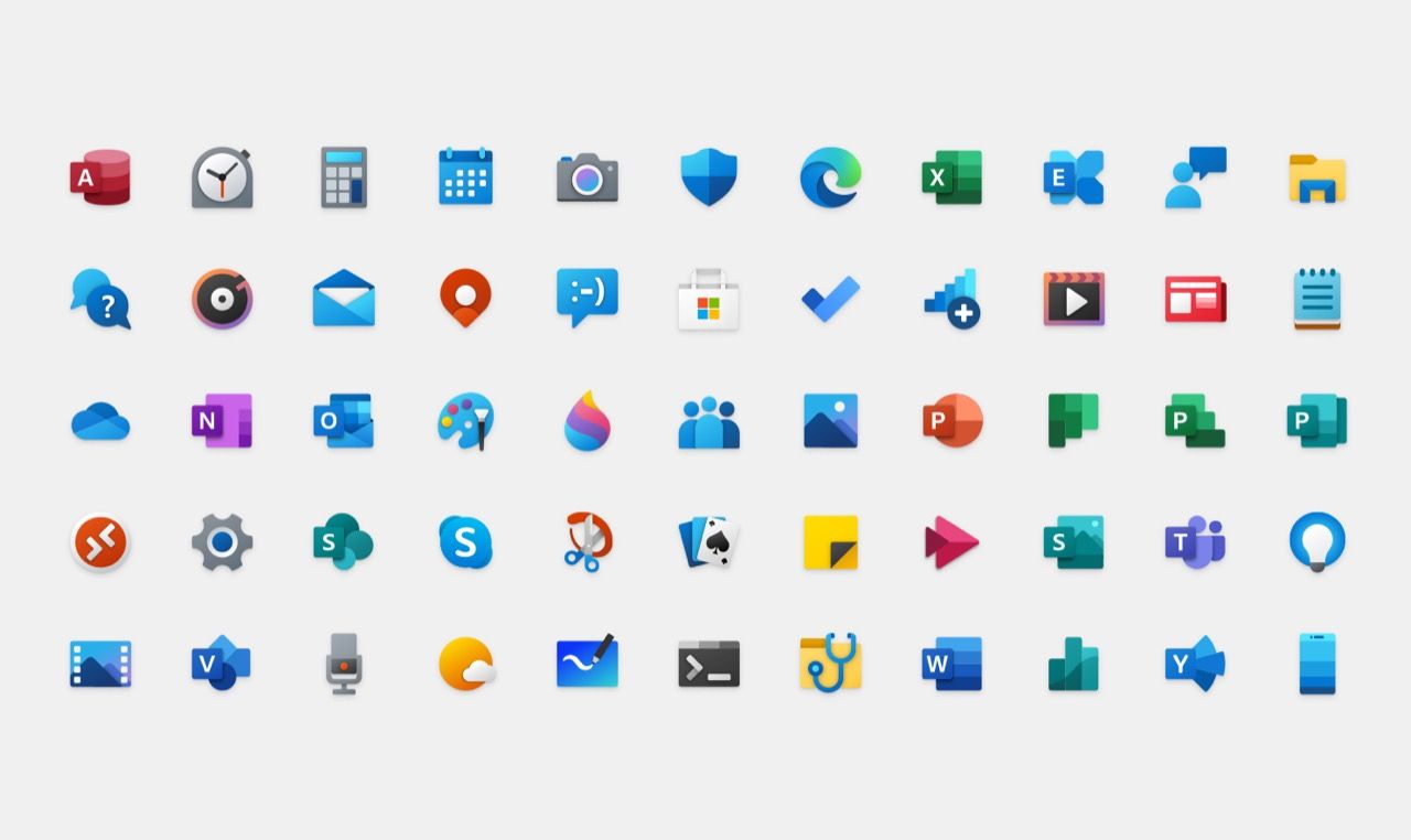 Microsoft, Windows 10 sistem ikonlarını yeniliyor! - Resim : 1