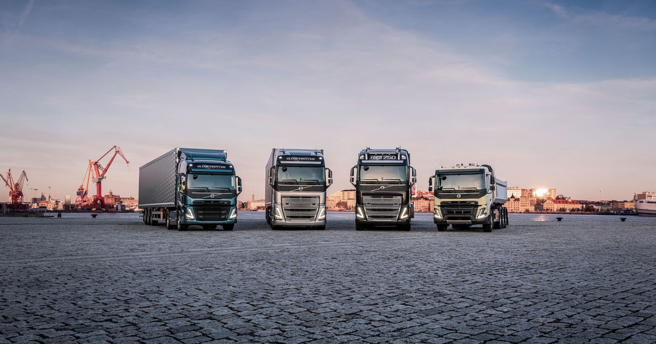 Volvo Lastvagnar presenterar sina nya tunga lastbilar