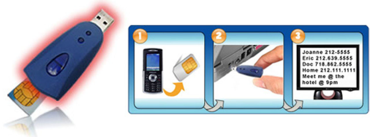 SIM-kortsläsare som kan läsa raderade SMS