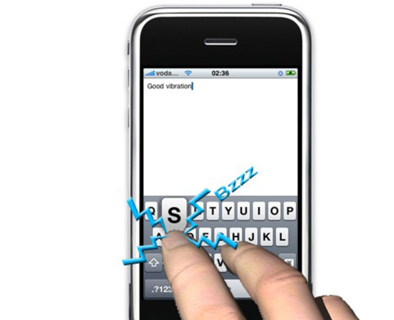 Haptiskt tangentbord till iPhone
