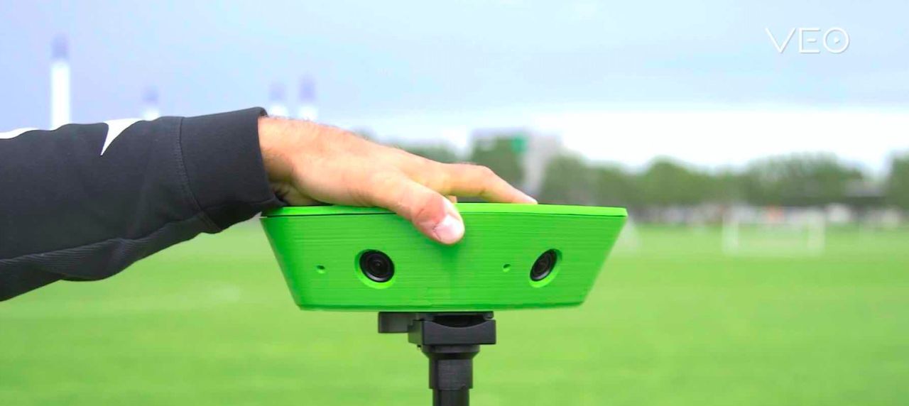 Veo är en AI-kamera som filmar fotbollsmatcher