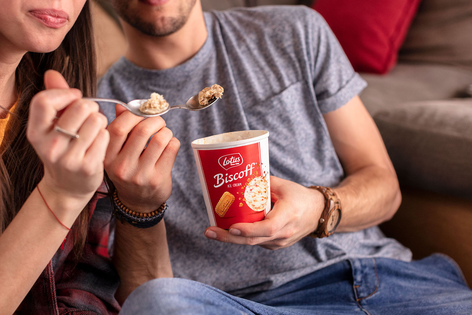 Kakan Lotus Biscoff nu som glass