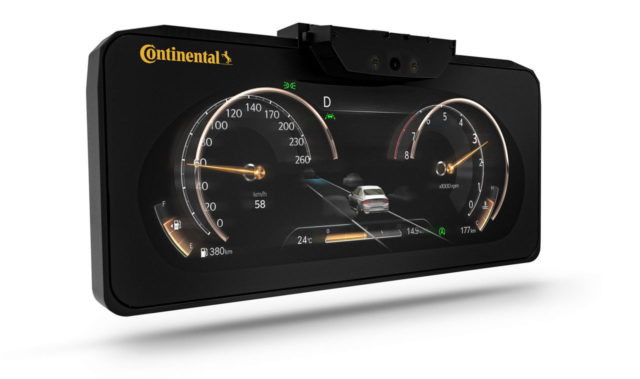 Continental har tagit fram ett 3D-instrumentkluster