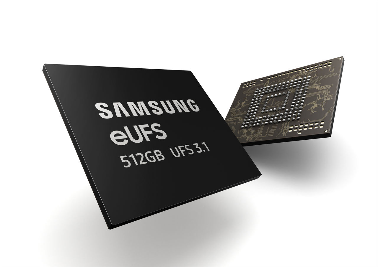 Samsung börjar massproducera eUFS 3.1-lagring