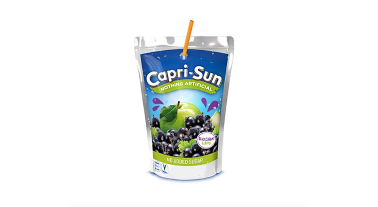 Capri-Sun utan tillsatt socker för första gången