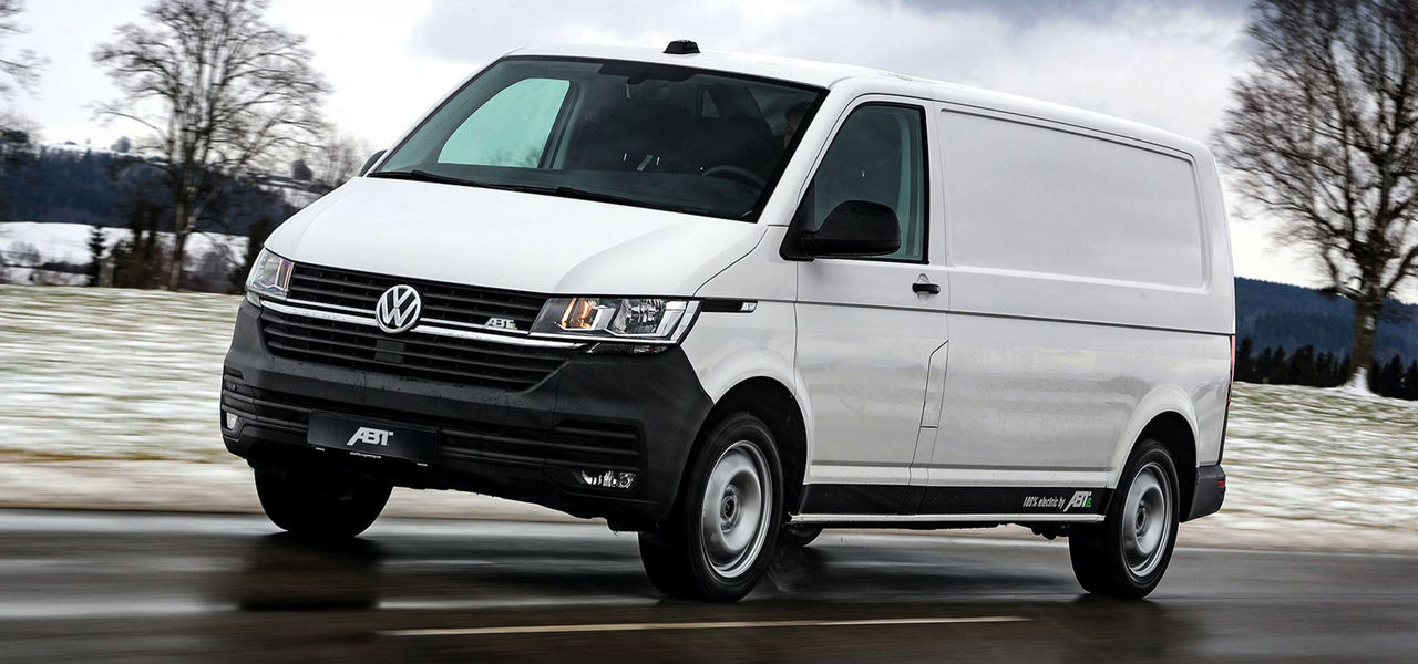 Uppdaterade Volkswagen Transporter med eldrift