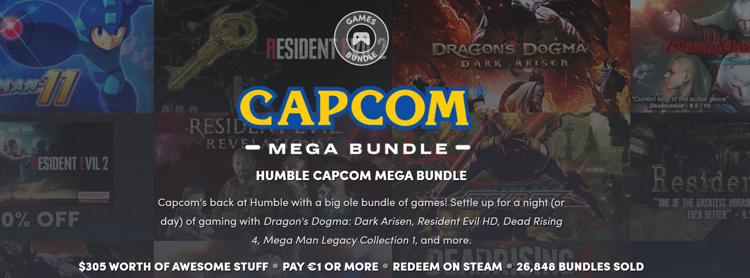 Fynda i ny Humble Bundle. Mega Man, Resident Evil och mer! Feber / Spel