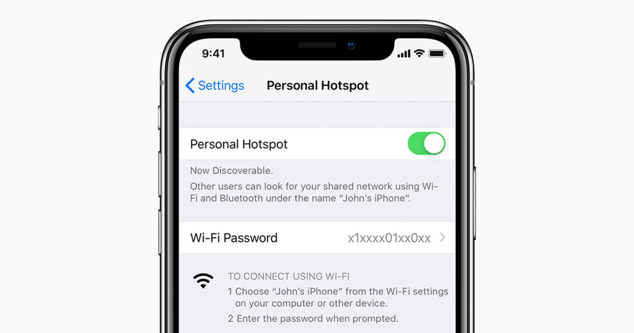 Strul med wifi-hotspots i iOS 13