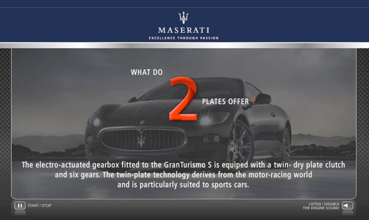 Lyssna på Maserati Gran Turismo S