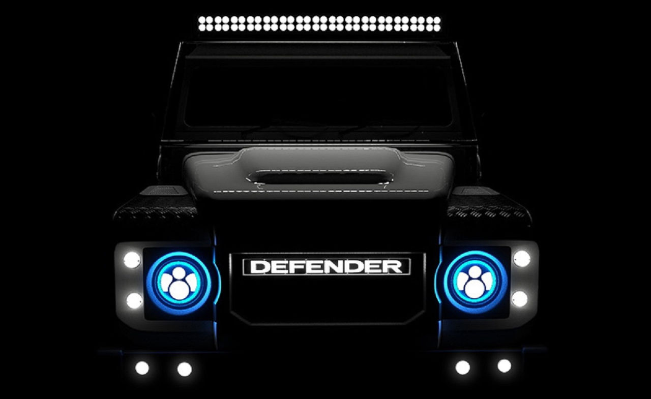 Eldriven Land Rover Defender får drivlina från Tesla