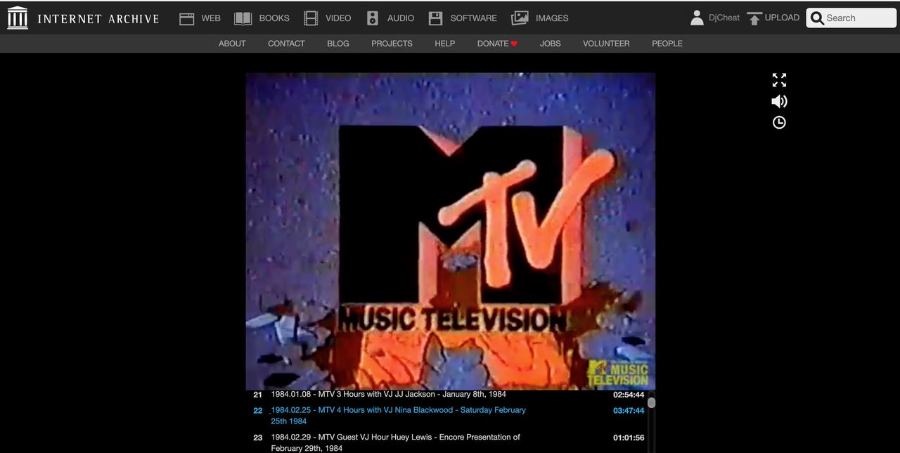 Kolla in en massa gammal MTV