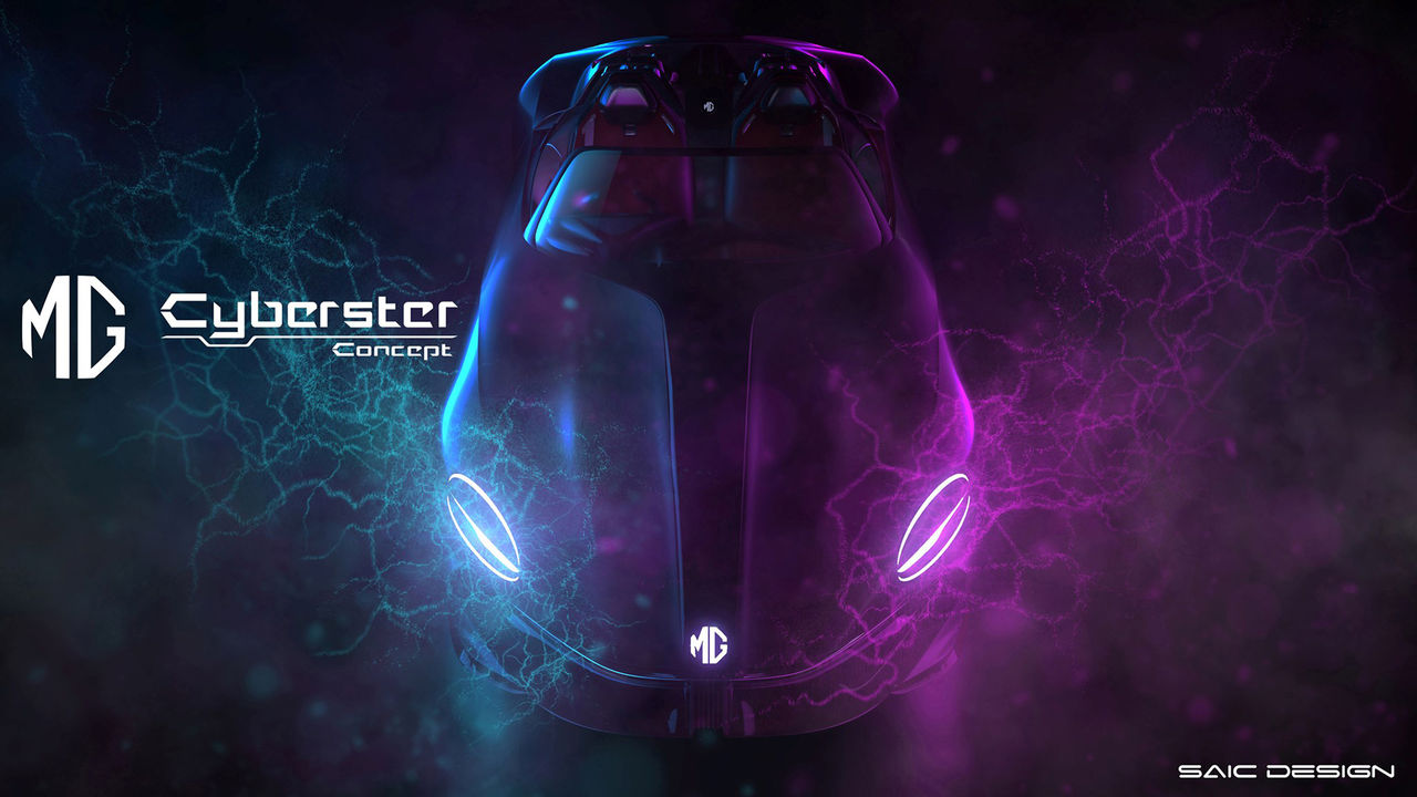 Teaserbilder på MG Cyberster Concept