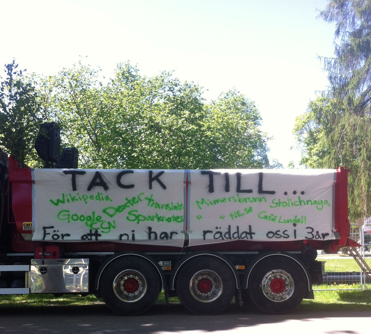 Studentflak förbjuds av Transportstyrelsen