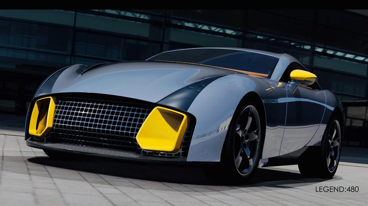 Mulholland Automotive presenterar sportbilen Legend 480
