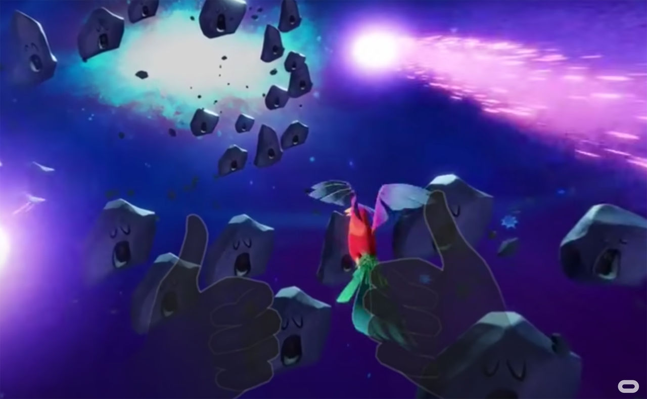 VR-upplevelser till Oculus Quest kan följa spelaren händer