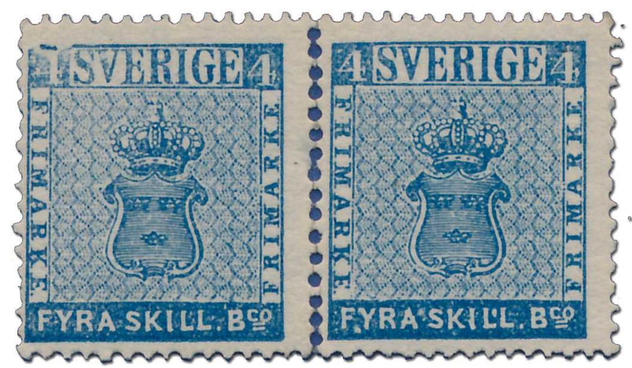Exemplar av Sveriges första frimärke sålt på auktion