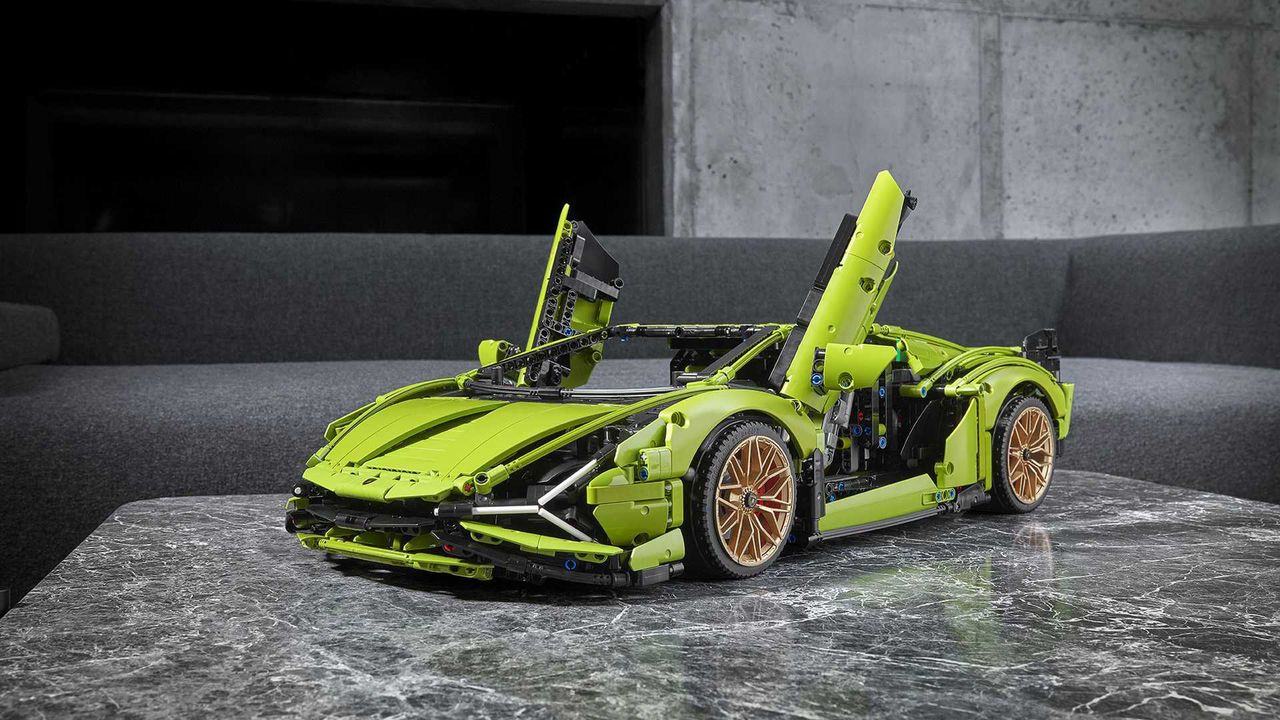 Lamborghini Sián FKP 37 nu i Lego-form