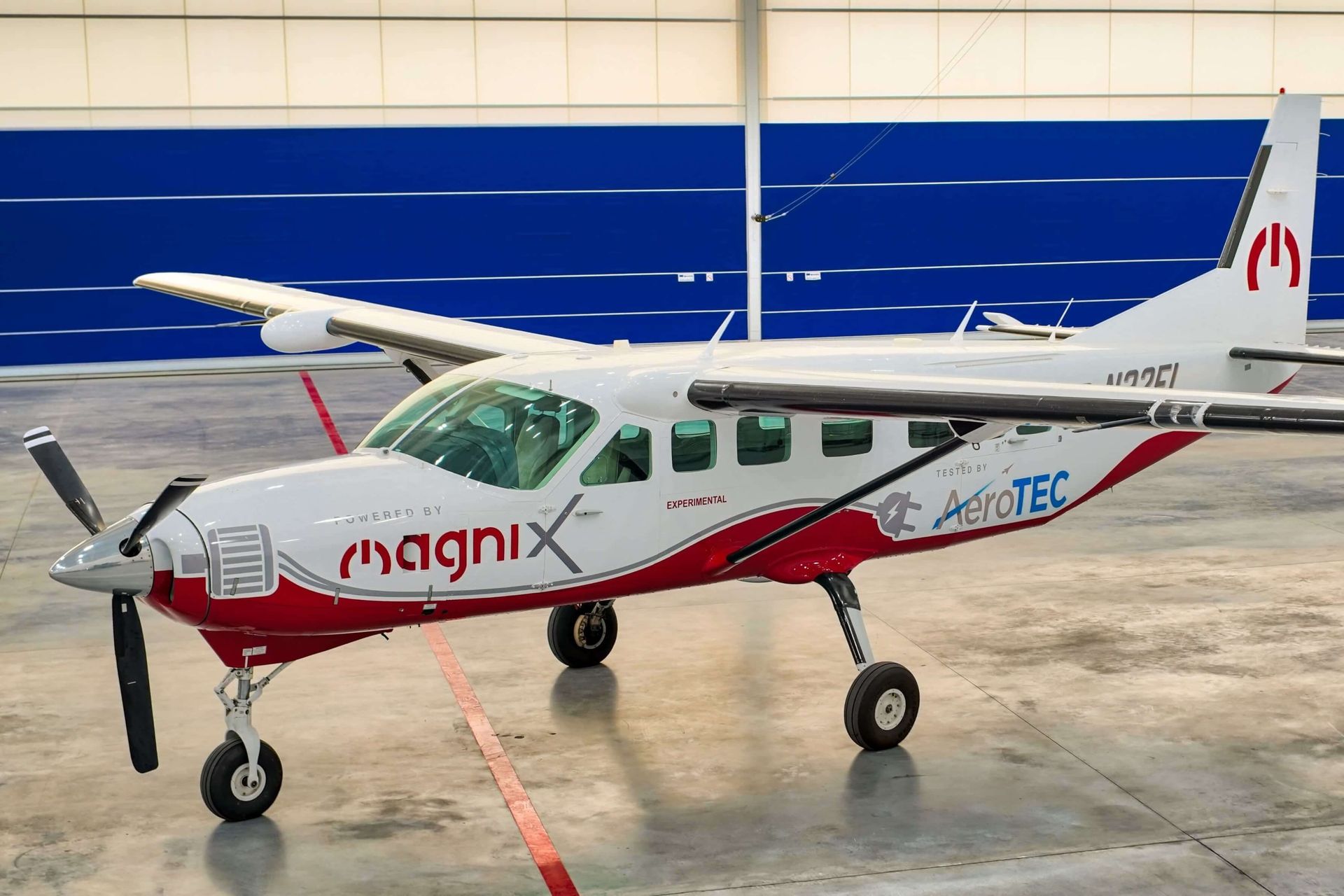 eCaravan är världens största helelektriska flygplan