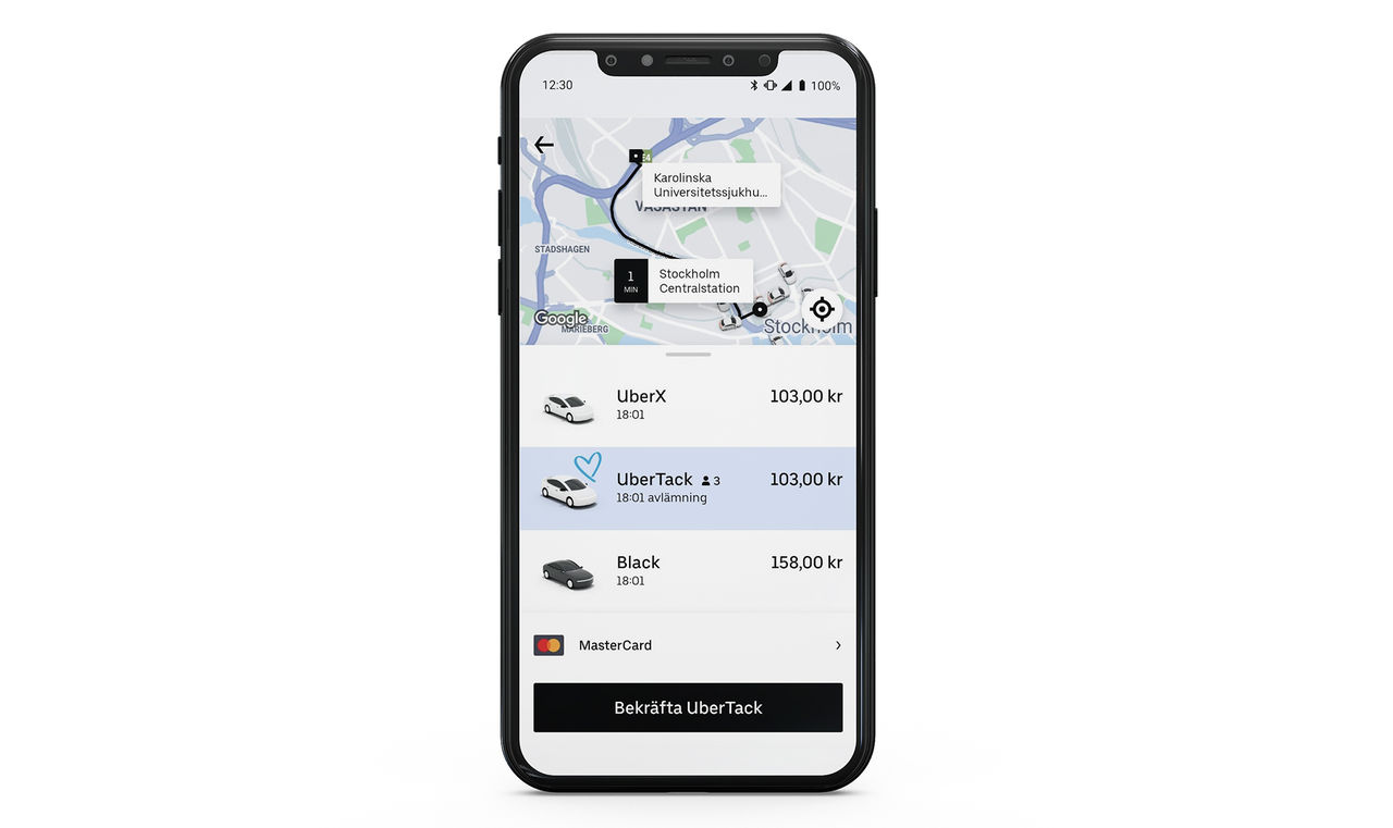 Uber bjussar vårdanställda på taxiresor