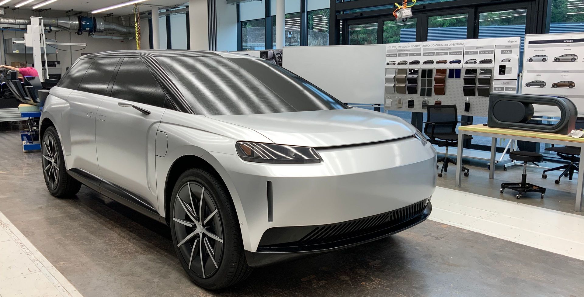 Mer information kring Dysons elbil