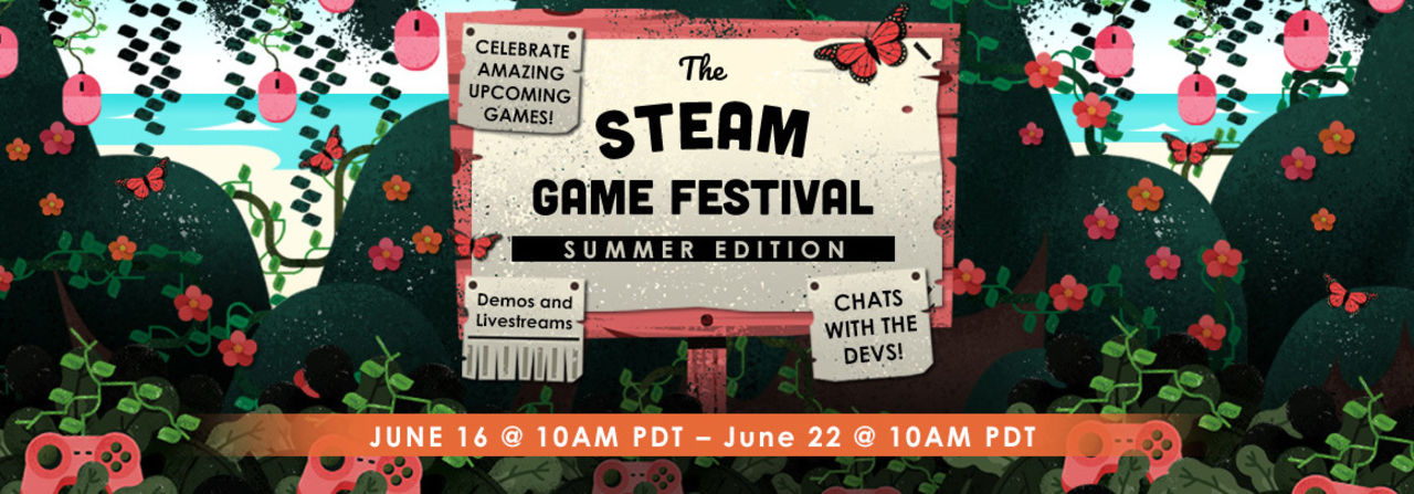Steam Game Festival kommer hållas 16-22 juni