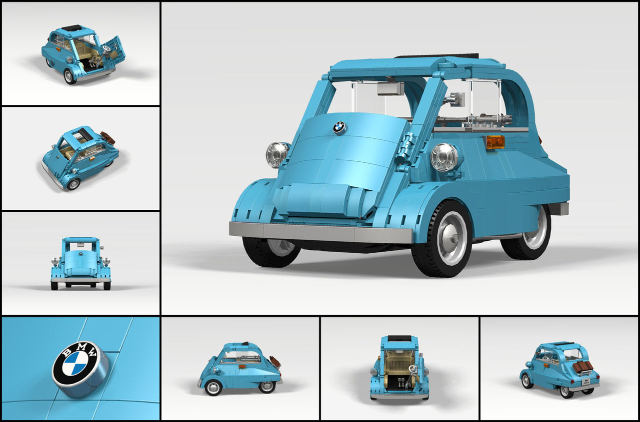 En BMW Isetta i Lego-form