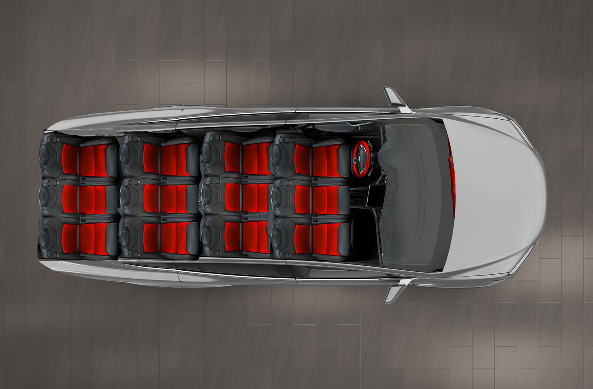 Tesla har tolvsitsig minibuss på gång