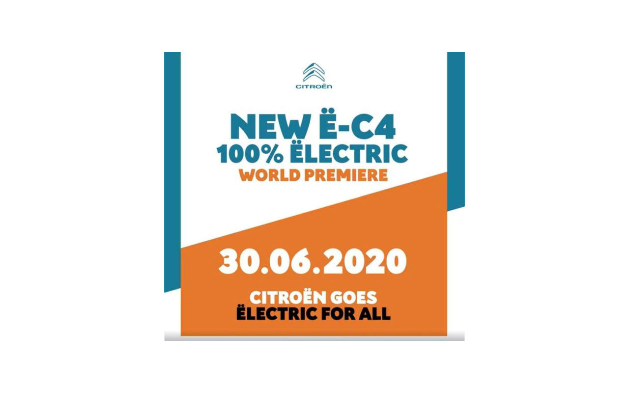 Helt eldriven Citroën C4 presenteras den 30 juni