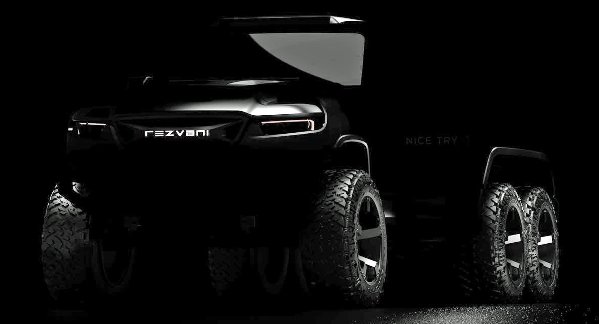 Rezvani har sexhjuligt monster på gång