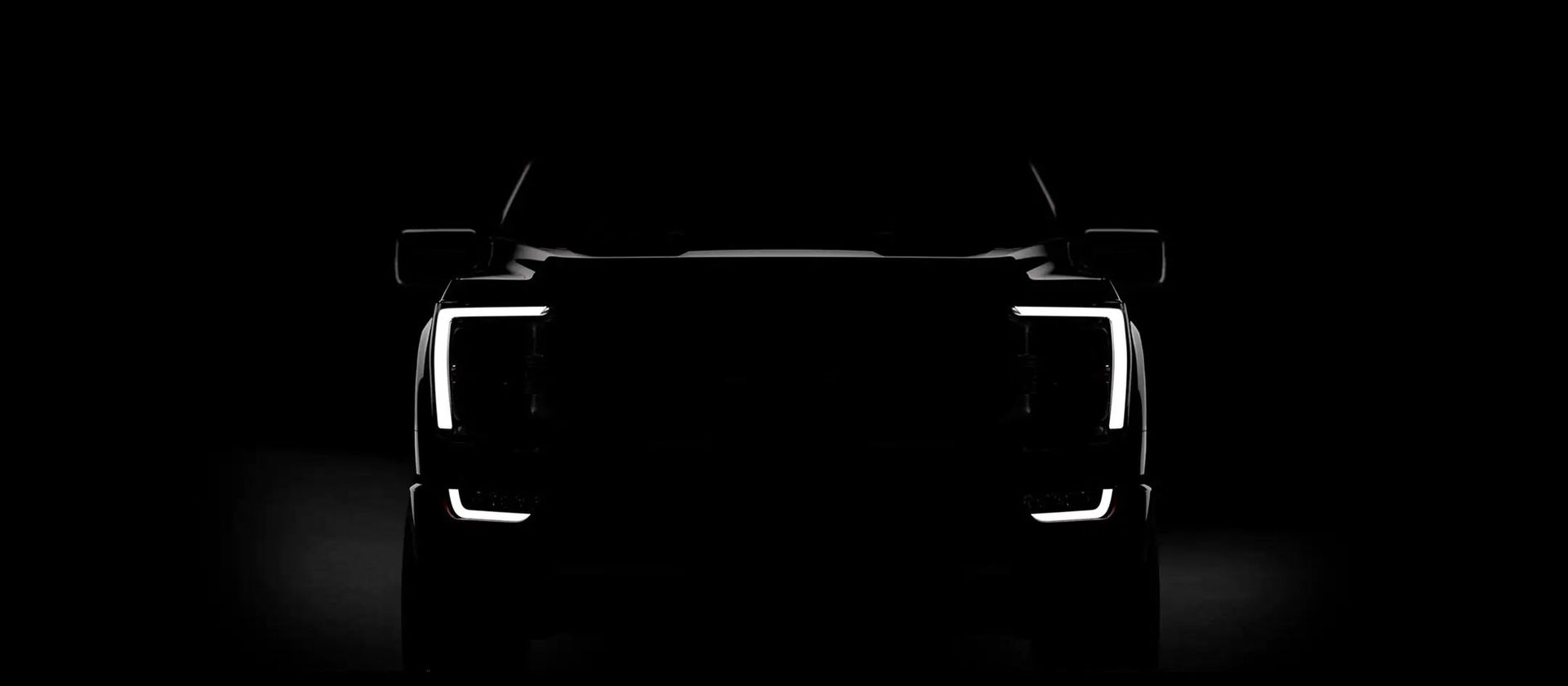 Teaserbild på Ford F-150:s nya ansikte