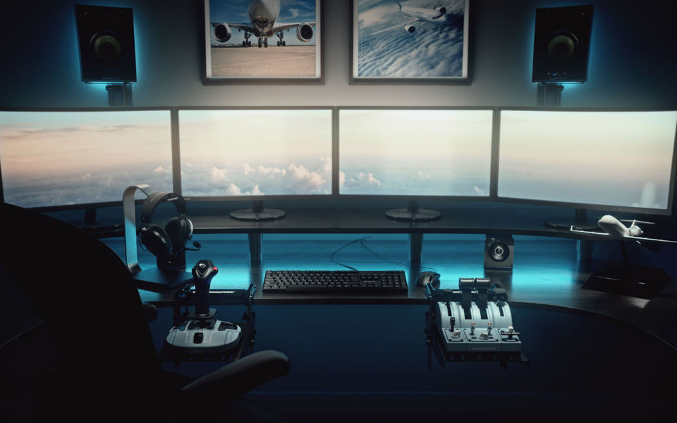 Thrustmaster visar nya spelkontroller för flygsimulatorer