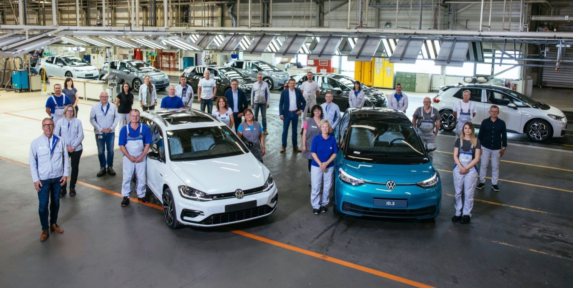 Volkswagens fabrik i Zwickau ställs om för elbilsproduktion