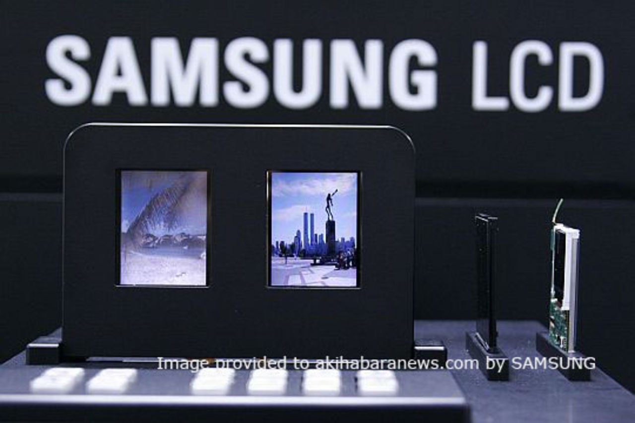 CES 2007: Samsung visar dubbelsidig LCD-skärm
