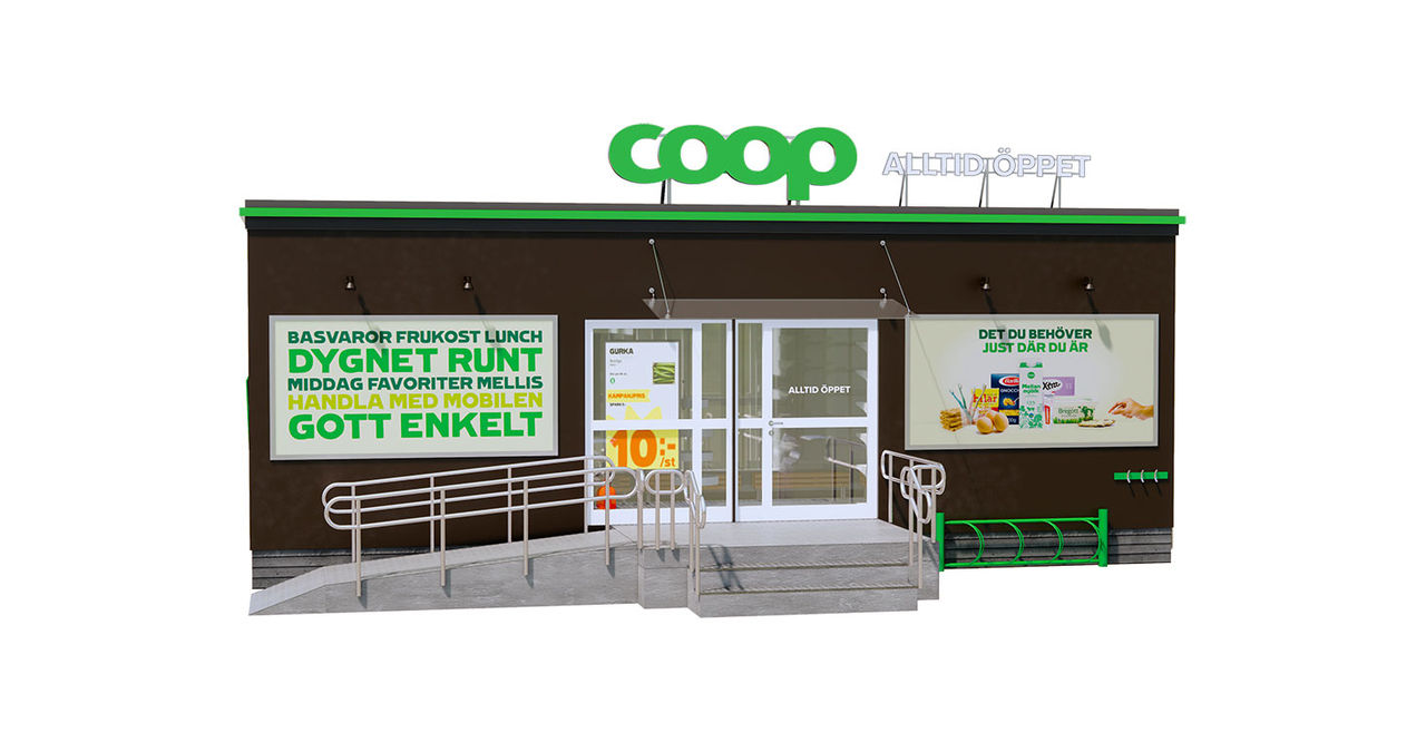 Coop öppnar två obemannade butiker i höst
