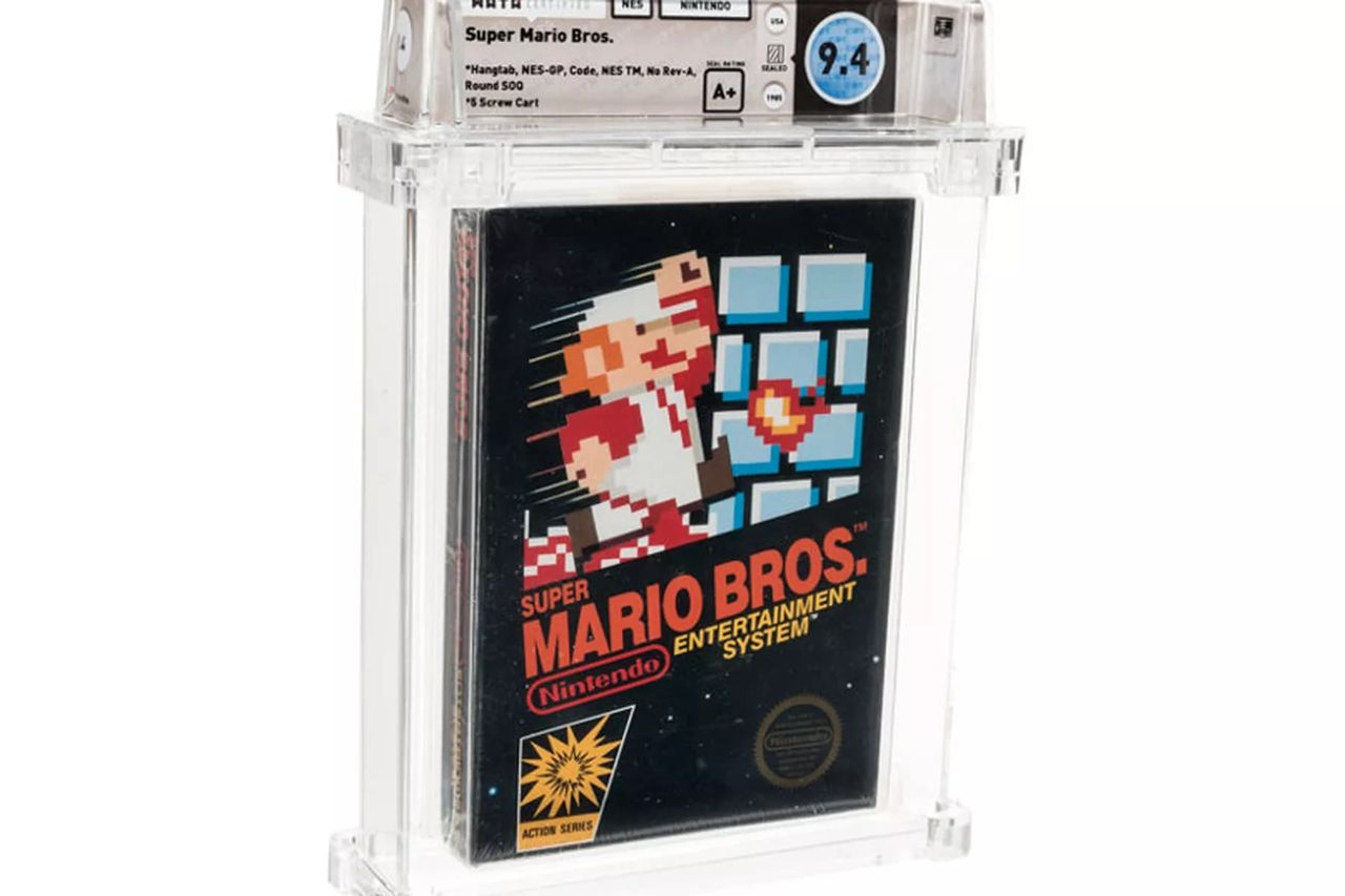 Super Mario Bros-spel sålt för 114.000 dollar