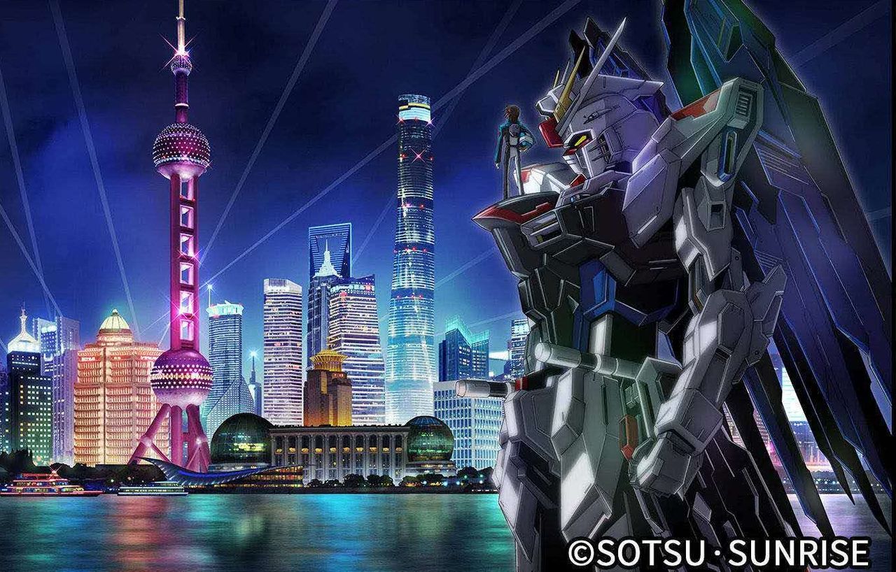 Jättestor Gundam-staty ska byggas i Kina