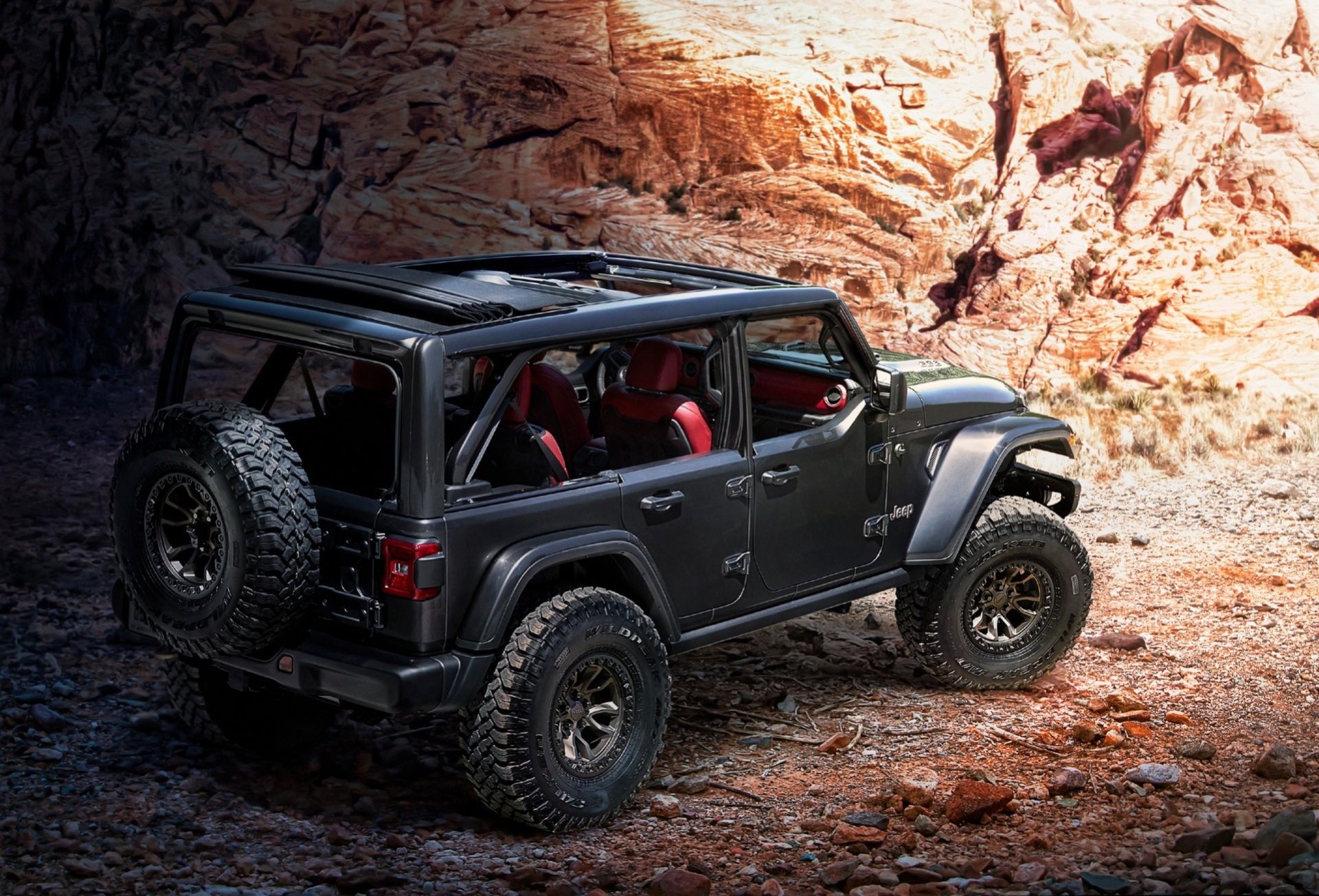 Jeep har stoppat ner V8:a i Wrangler