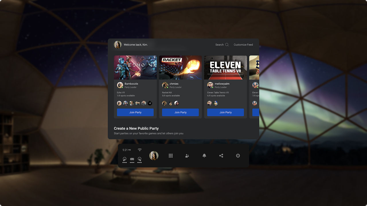 Oculus gör det enklare att hitta nya vänner i VR
