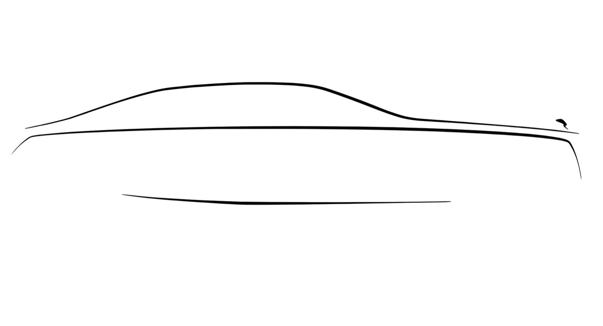 Första teasern för nya Rolls-Royce Ghost