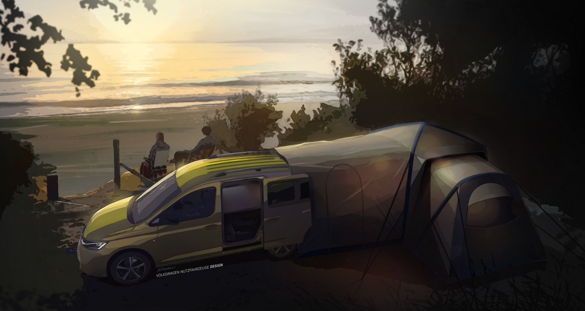 Nya Volkswagen Caddy kommer i camping-utförande