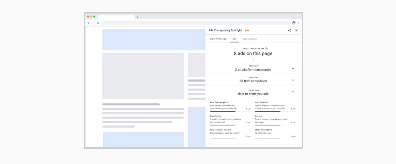 Google släpper Chrome-tillägg för annonsspårning