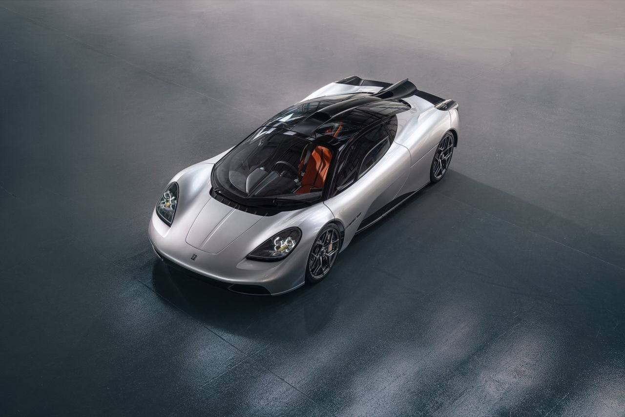 Gordon Murray visar upp GMD T.50