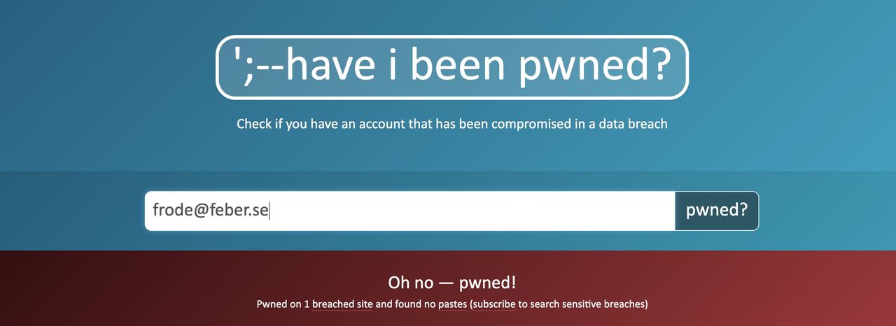 Have I Been Pwned ska bli öppen källkod