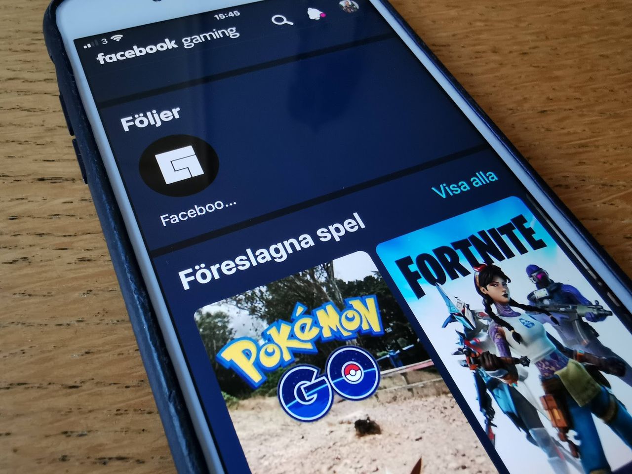 Facebook Gaming släppt till iOS utan spel