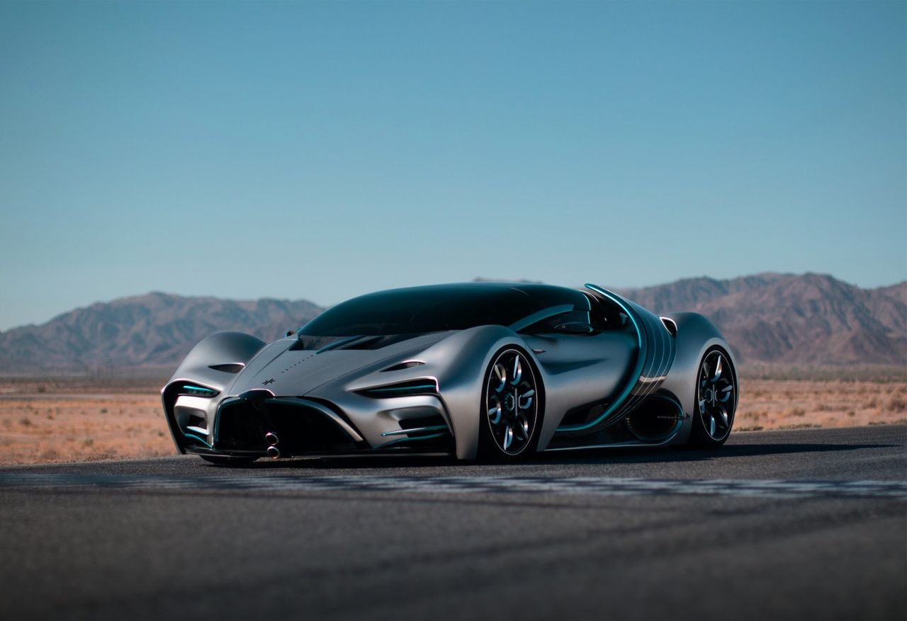 Vätgasdrivna superbilen Hyperion XP-1 är nu presenterad
