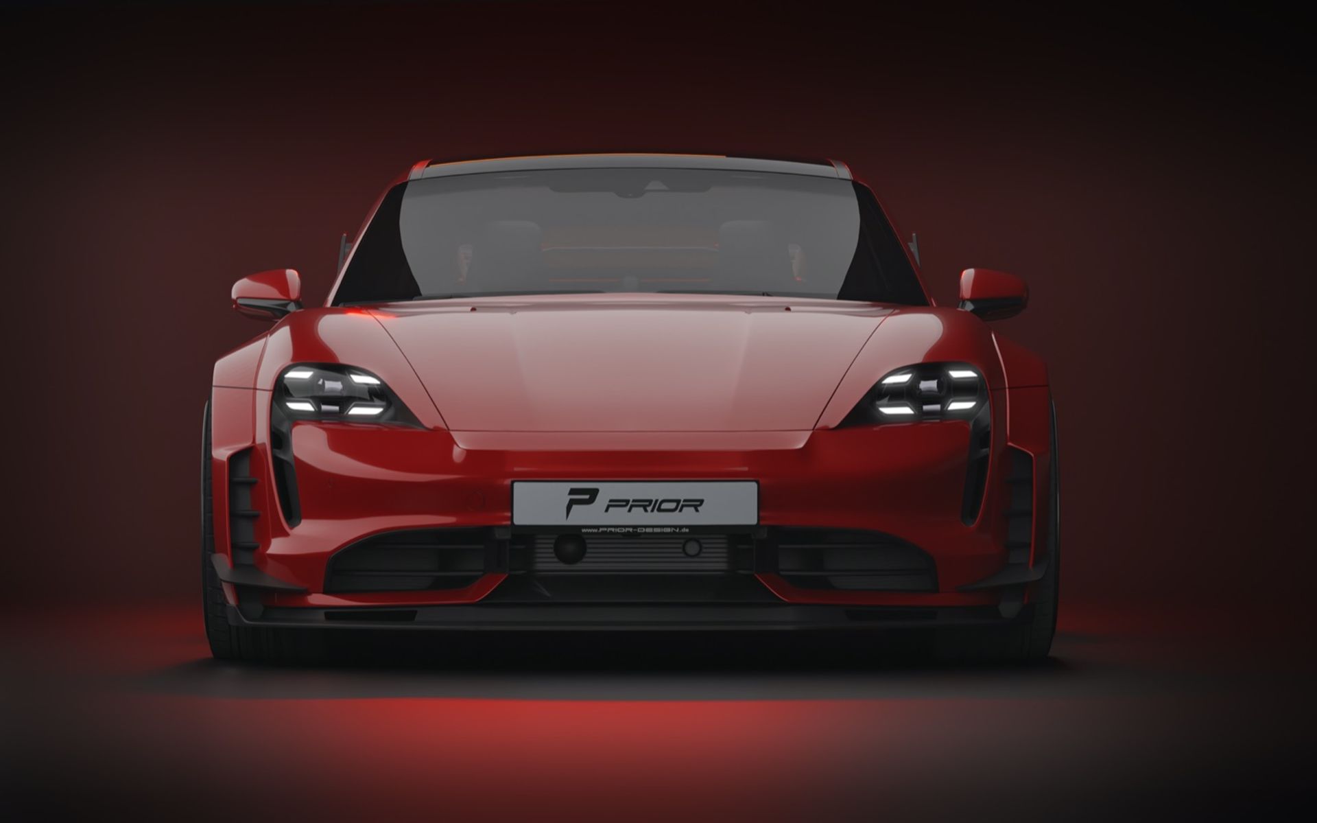 Prior Design tjockar till Porsche Taycan
