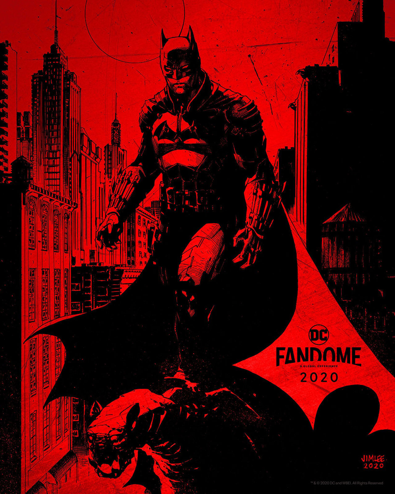 Matt Reeves visar upp logga och poster för The Batman