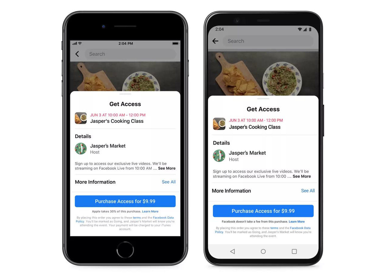 Facebook får inte upplysa om Apples App Store-avgifter