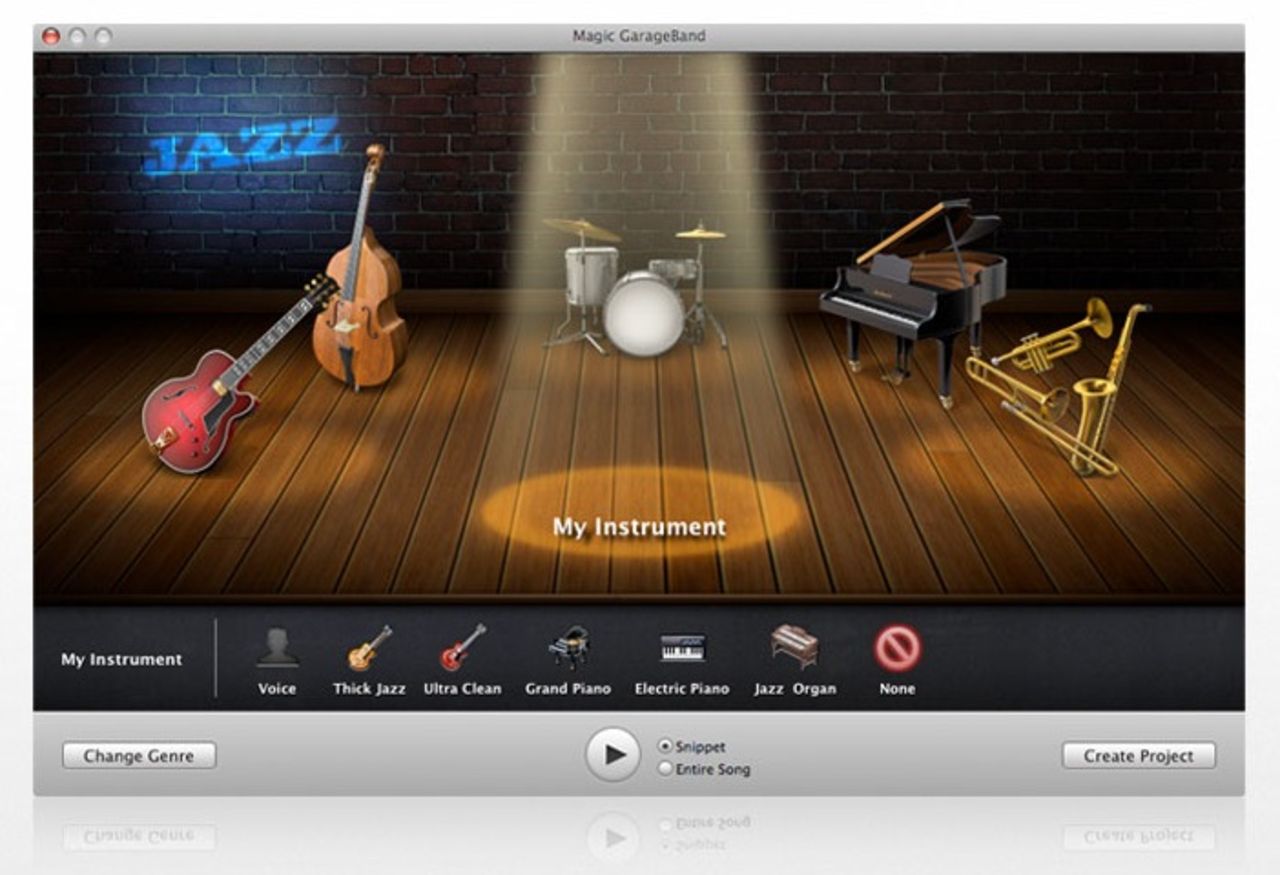 GarageBand uppdaterat till version 4.1.2
