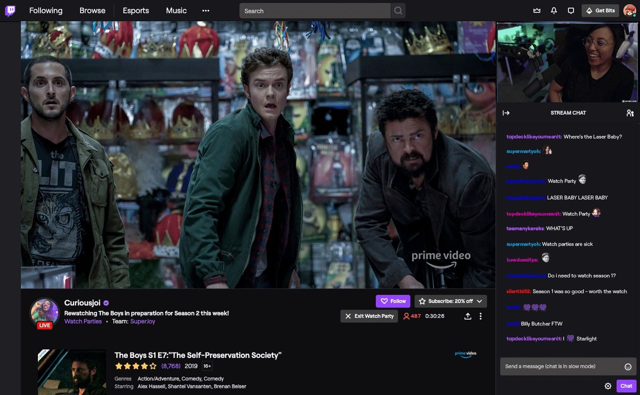 Twitch lanseras Watch Parties globalt